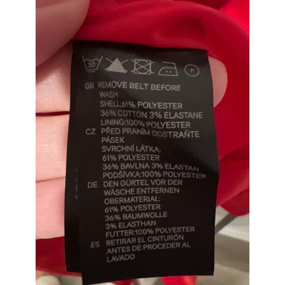 H&M, Strapless, Red, Minidress, Size 6, KB427 - Picture 5 of 5